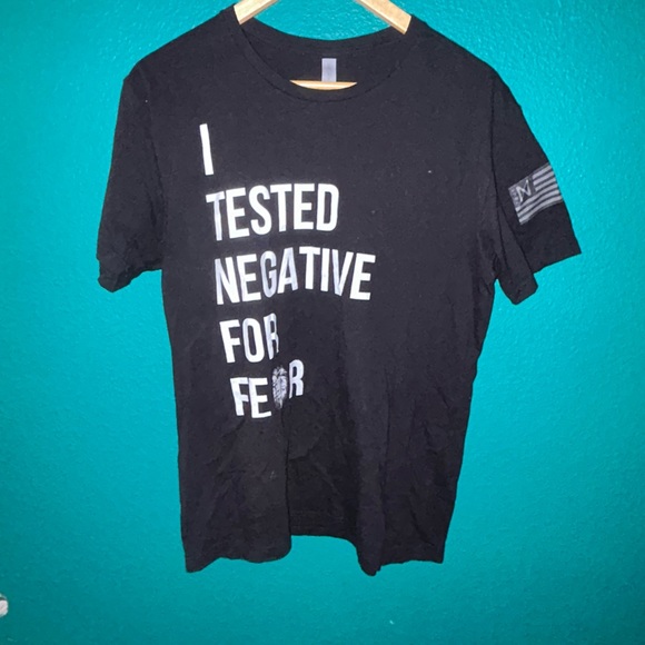 I tested negative for fear size large tee - Picture 1 of 5